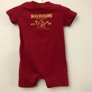 True Religion Onesie Bodysuit Red Size 12 Months
